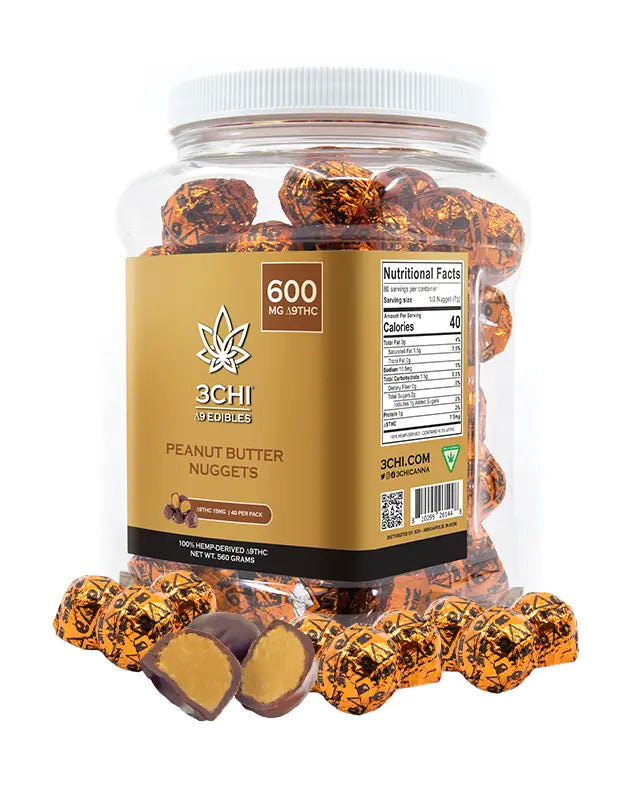 3Chi Delta 9 : CBD Peanut Butter Nuggets