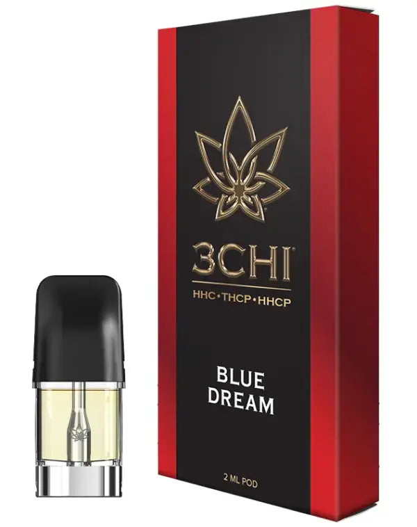 3Chi's HHC Blend Pod and Packaging