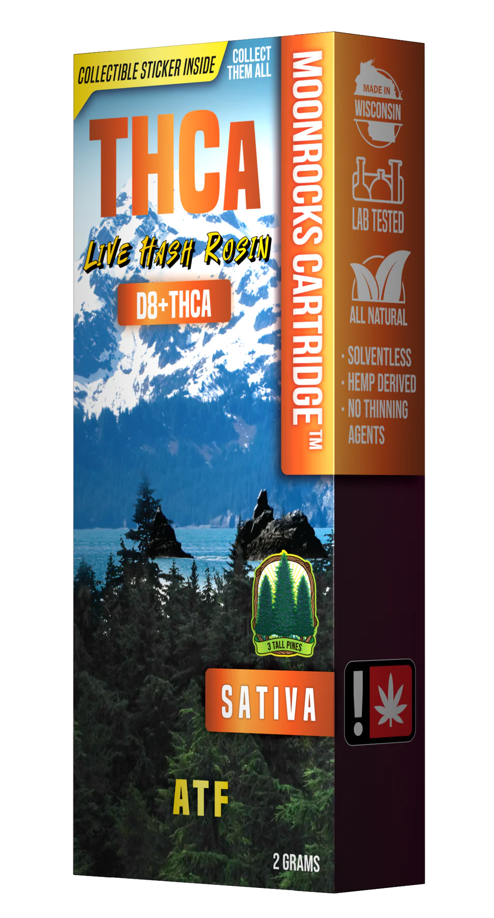 THCa Vape Cartridge - ATF - Moonrock 2g (Sativa)