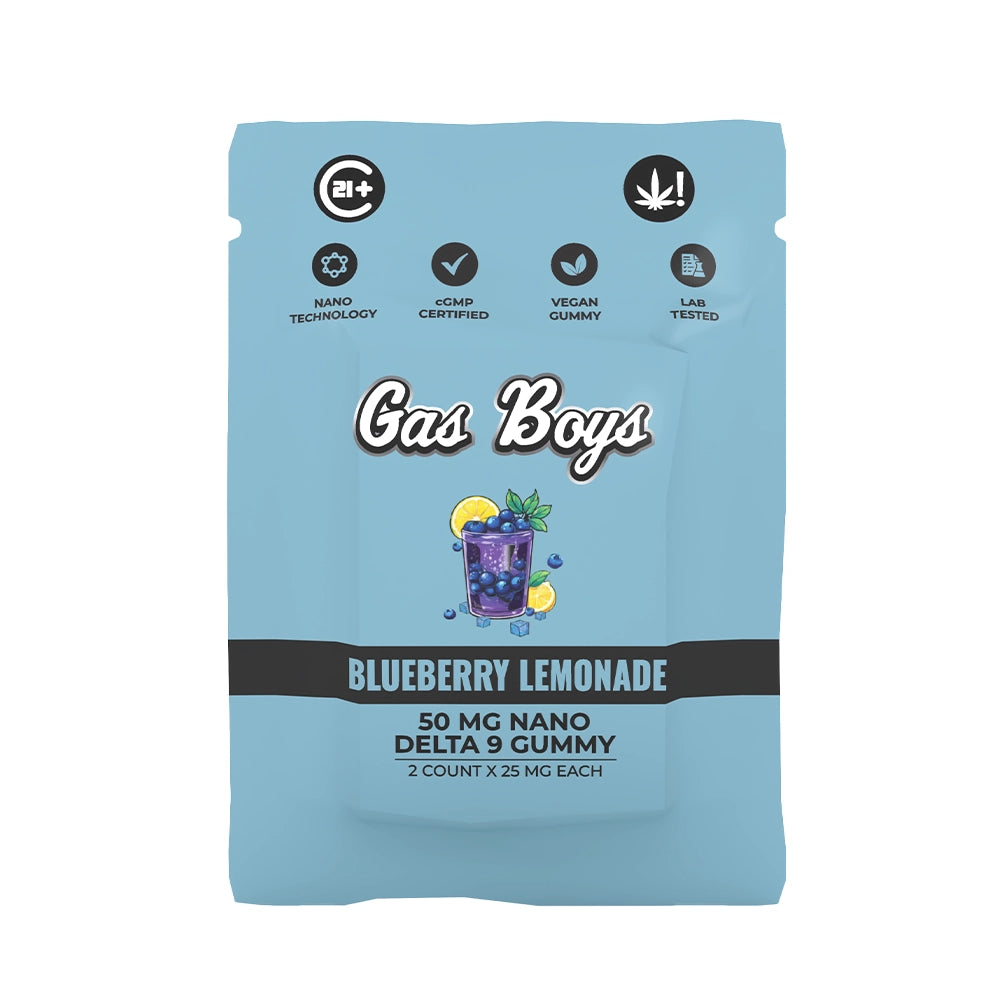 Blueberry Lemonade Gas Boys Nano Enhanced Delta 9 Gummy- 50mg
