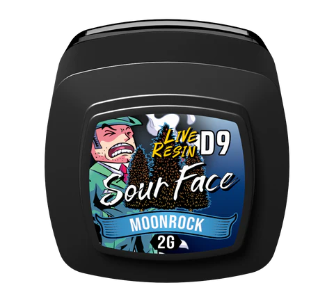 3 Tall Pines Delta 9 - Sour Face Moonrock Vape Cartridge (Sativa) 2g