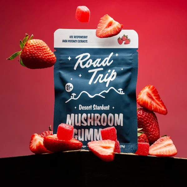 Road Trip Strawberry Magic Mushroom Gummies