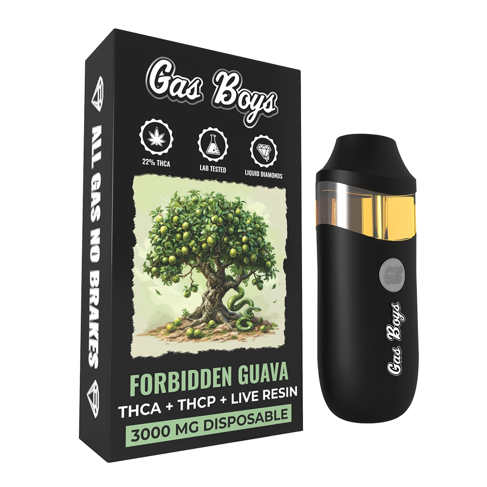 Gas Boys Forbidden Guava Live Resin THCa THCp Disposable 3g