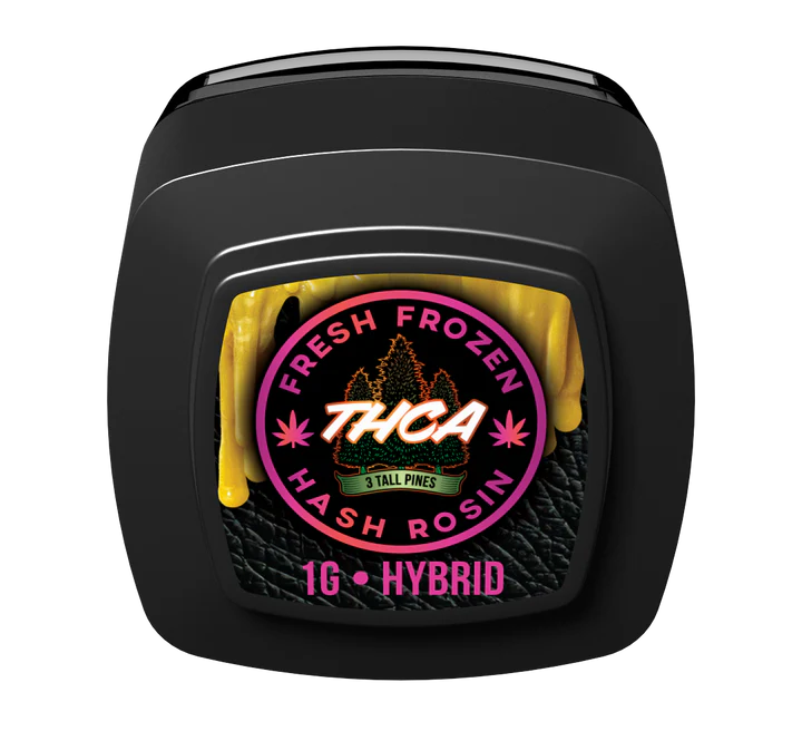 3 Tall Pines Bubble Belts THCA Hash Rosin Badder - Hybrid Fresh Frozen 1g