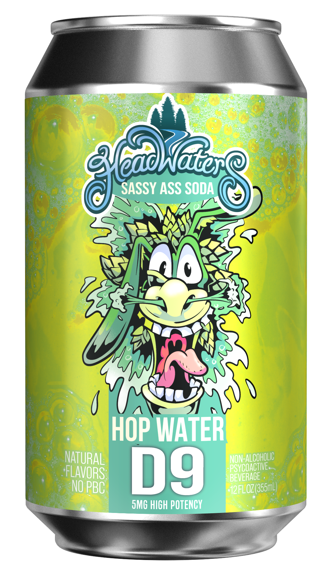 Image of Hop Water Headwaters Delta 9 THC Soda 5mg can