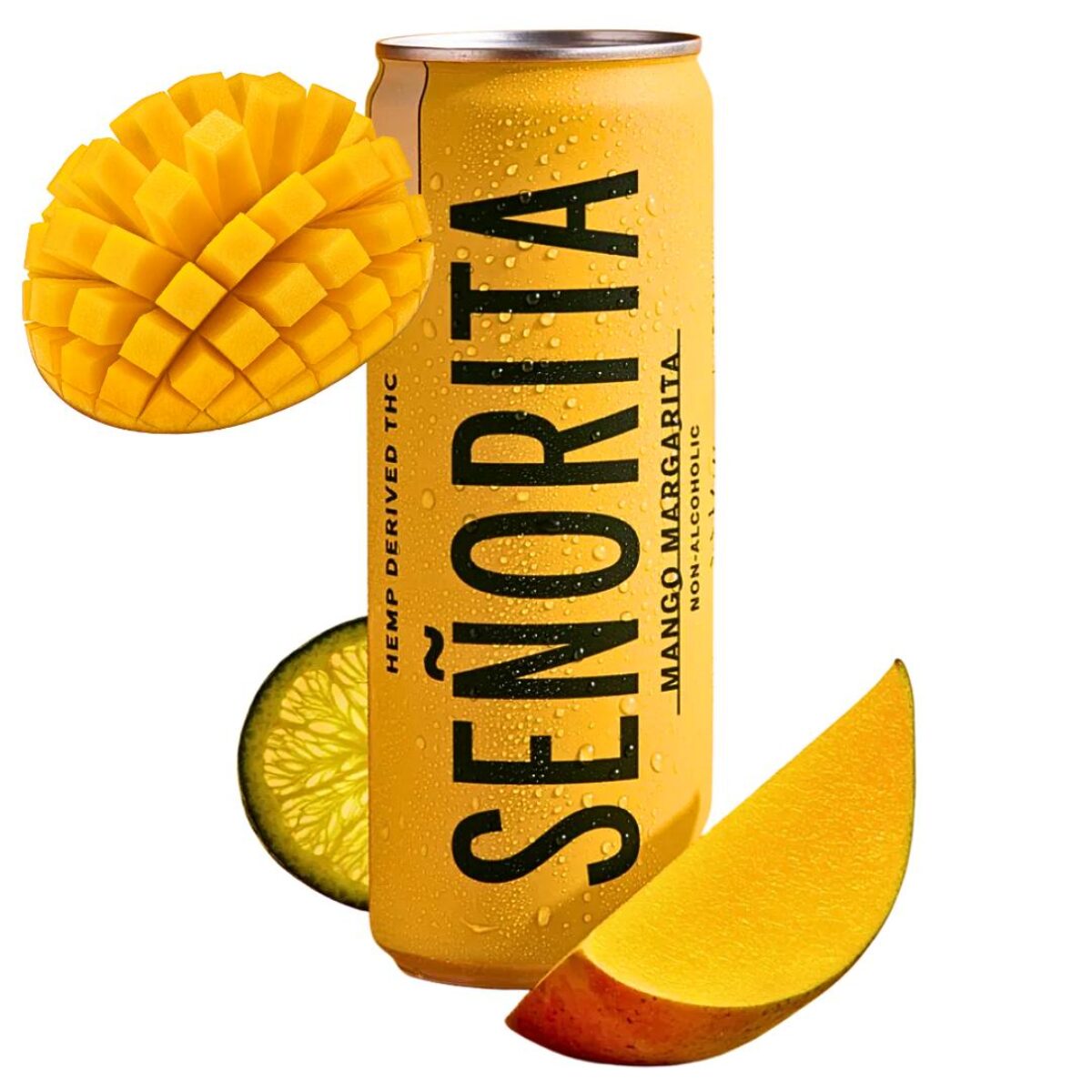 Senorita Mango Margarita 10mg Delta 9 THC Seltzer Drink