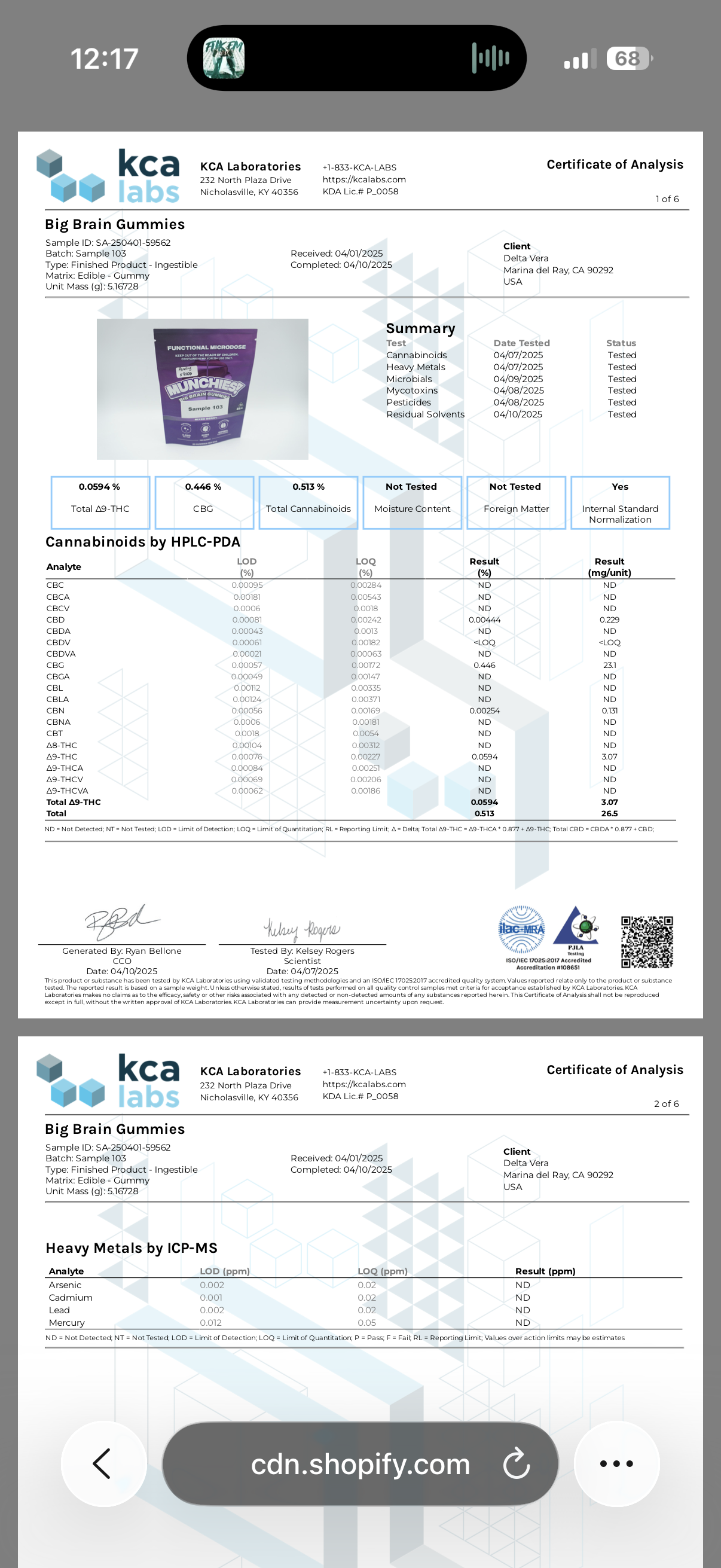 Delta Munchies Functional Microdose Big Brain Gummies