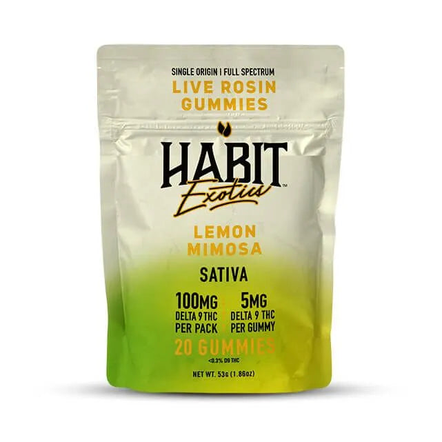 Habit Delta 9 THC Live Rosin Gummy – Lemon Mimosa – Sativa