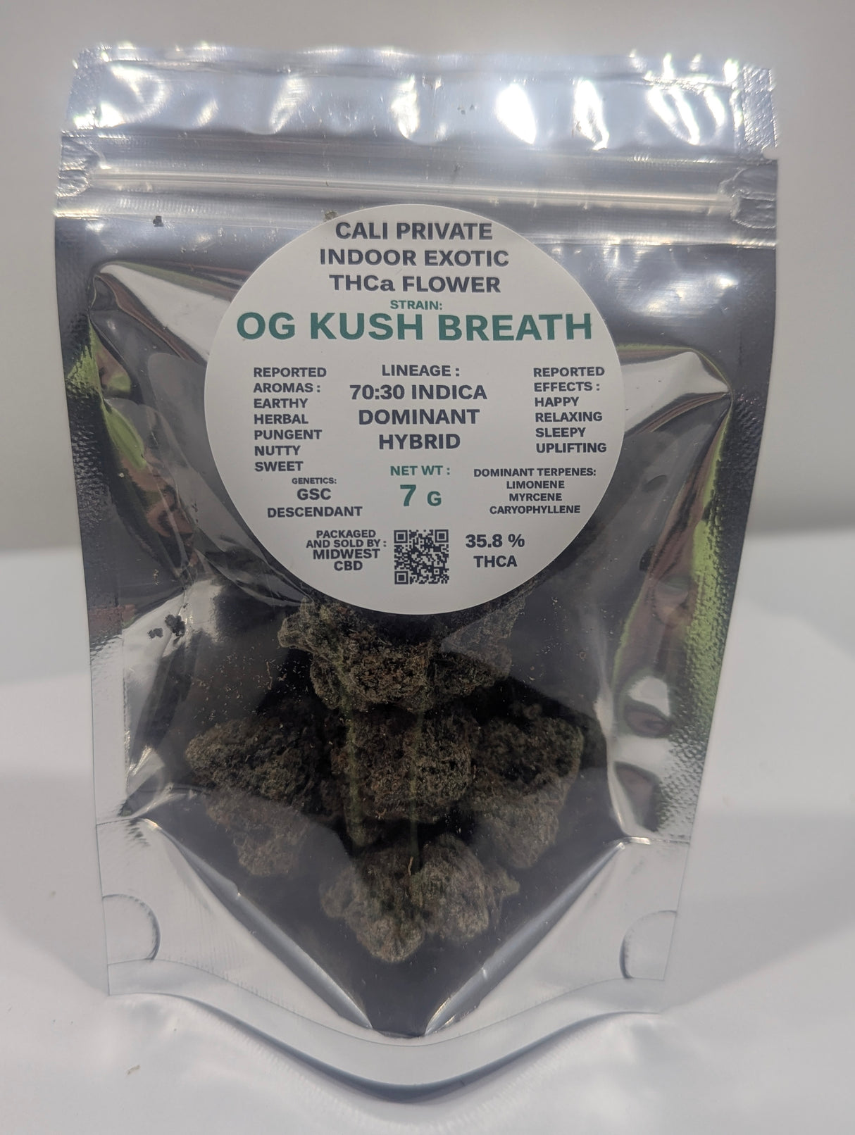OG Kush Breath "OGKB" THCa Indoor Exotic Flower