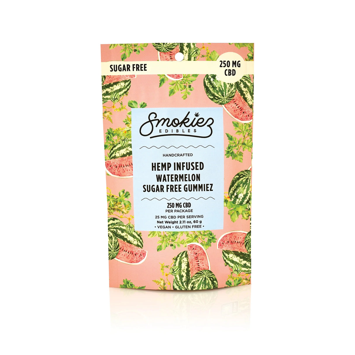 Smokiez Gummies Sugar Free 250mg CBD 10ct