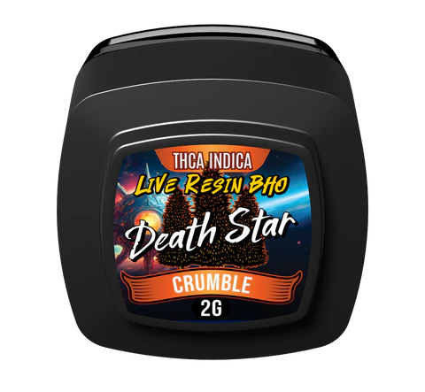 3 Tall Pines Death Star THCa Live Resin BHO Crumble