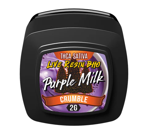3 Tall Pines Purple Milk THCa Live Resin BHO Crumble