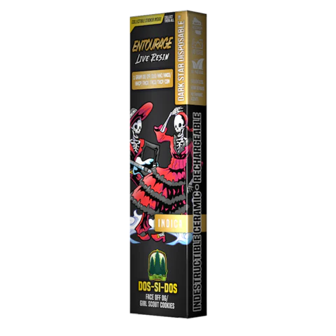 3 Tall Pines Dos Si Dos Entourage - Darkstar Disposable 1g Vape (Indica)