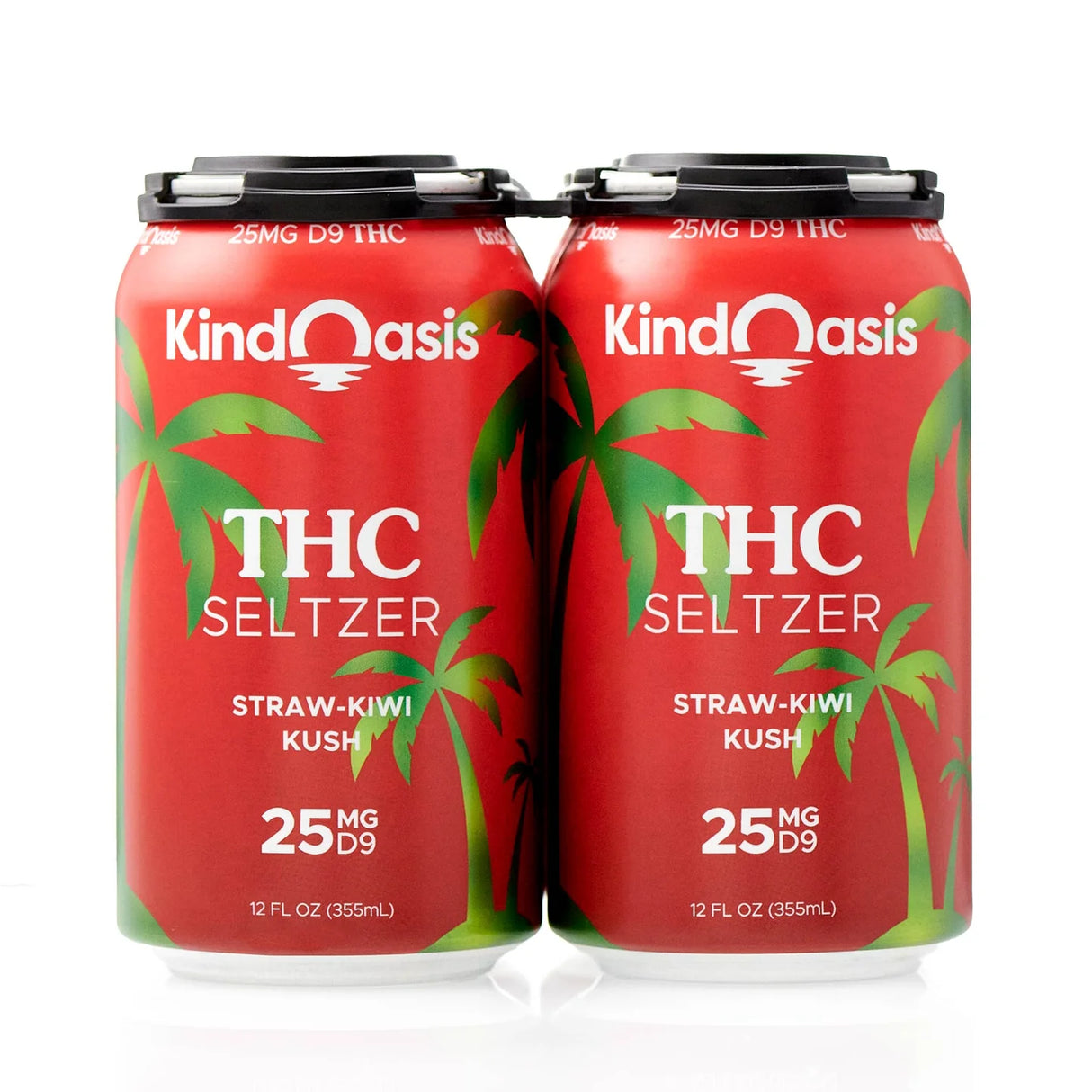 Kind Oasis Straw-Kiwi Kush 25mg Delta 9 THC Drink