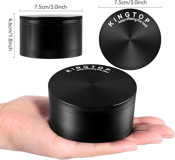 Kingtop 3.0 inch Flower Grinder