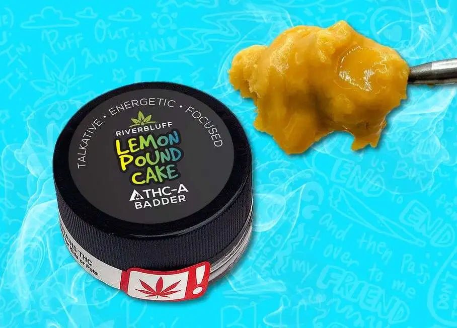Image of Riverbluff's 3.5g Lemon Pound Cake THC-a Badder
