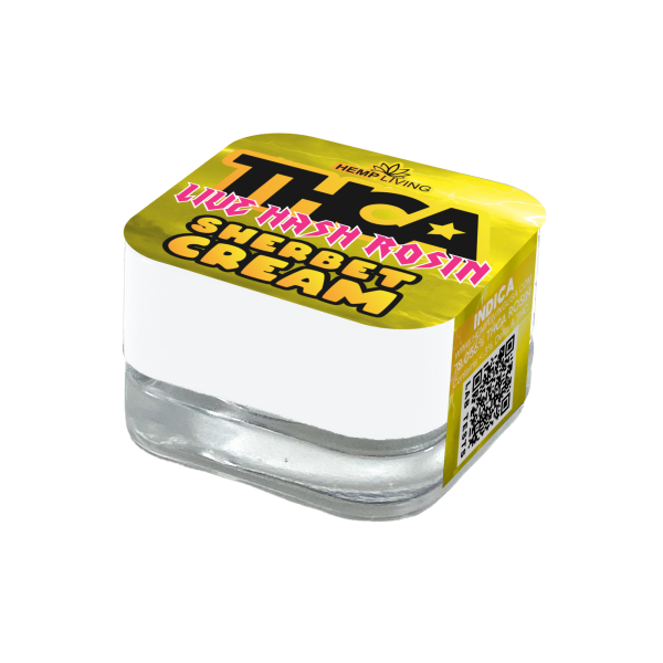 Hemp Living Sherbert Cream THCa Live Hash Rosin 1g