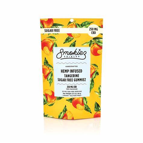 Smokiez Gummies Sugar Free 250mg CBD 10ct