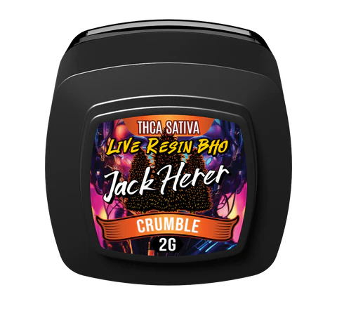 3 Tall Pines Jack Herer THCa Live Resin BHO Crumble