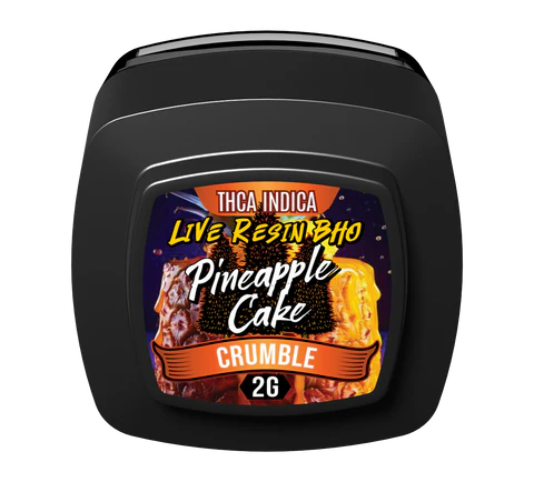 3 Tall Pines Pineapple Cake THCa Live Resin BHO Crumble