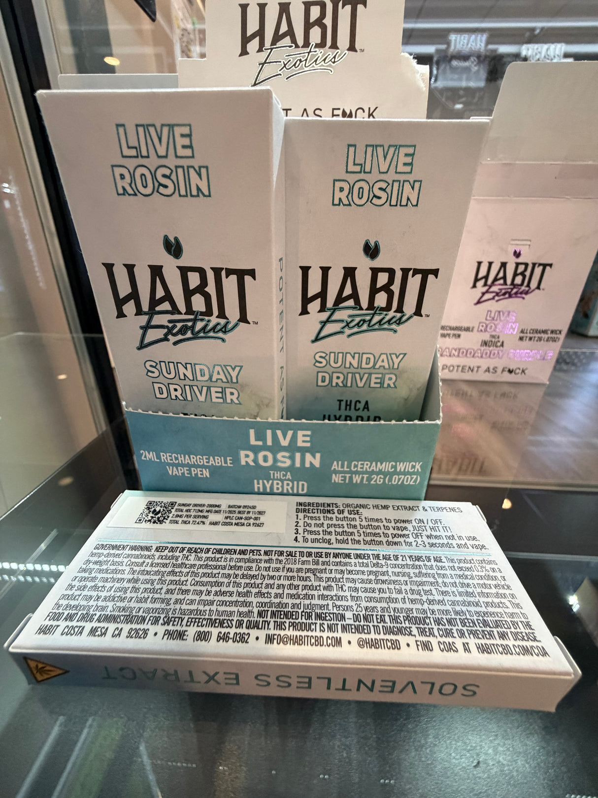 Habit 2G THCa Sundae Driver Disposable Vape