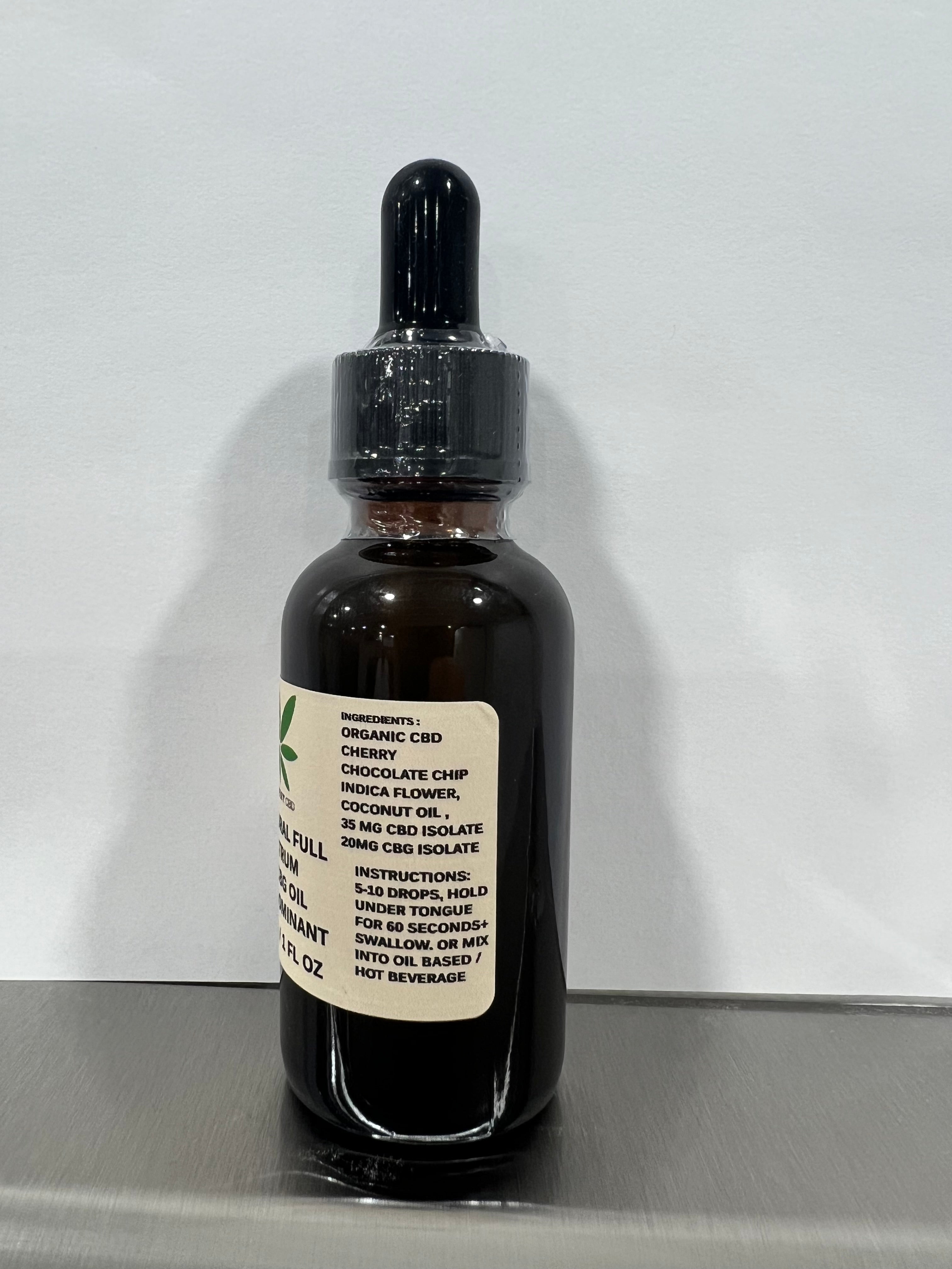 Midwest CBD Indica CBD: CBG Oil - Full Spectrum - 1800mg – Midwest