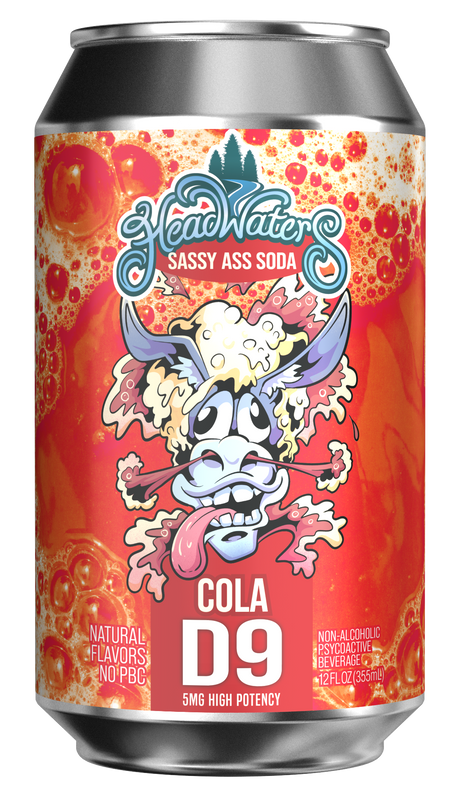 Image of Cola Headwaters Delta 9 THC Soda 5mg can