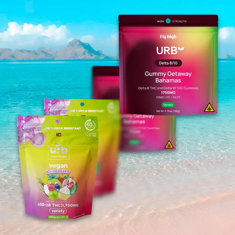Urb D10/D8 THC Gummies 1750MG- Variety