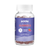 Bottle of Eddies Mixed Berry Gummies 30 count