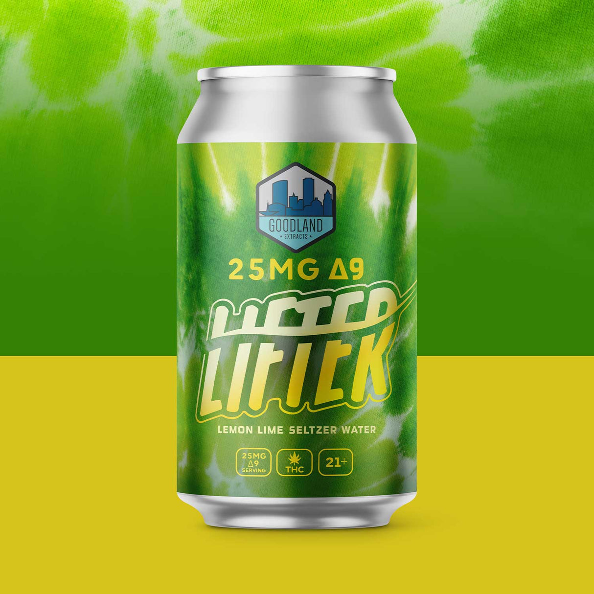 Goodland Extracts Lemon Lifter 25mg Delta 9 THC Seltzer Drink