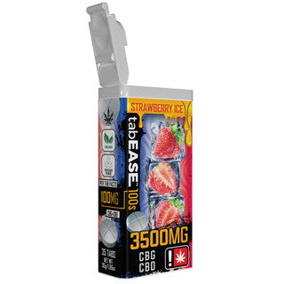 TabEase CBG CBD Pills 3500MG – Strawberry Ice