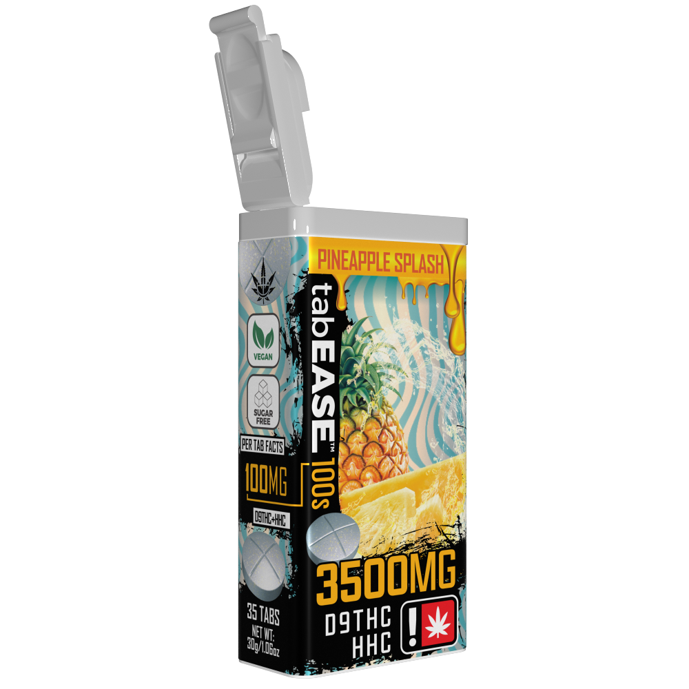 TabEase D9/HHC THC Pills 3500MG – Pineapple Splash